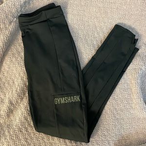 GYMSHARK | Black high waisted logo leggings